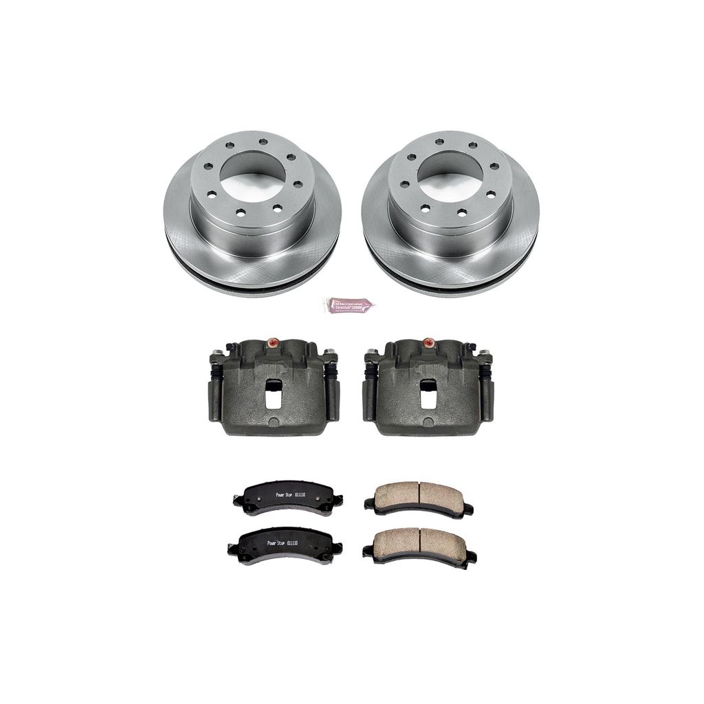 OE Stock Replacement Brake Pad, Rotor and Caliper Kit