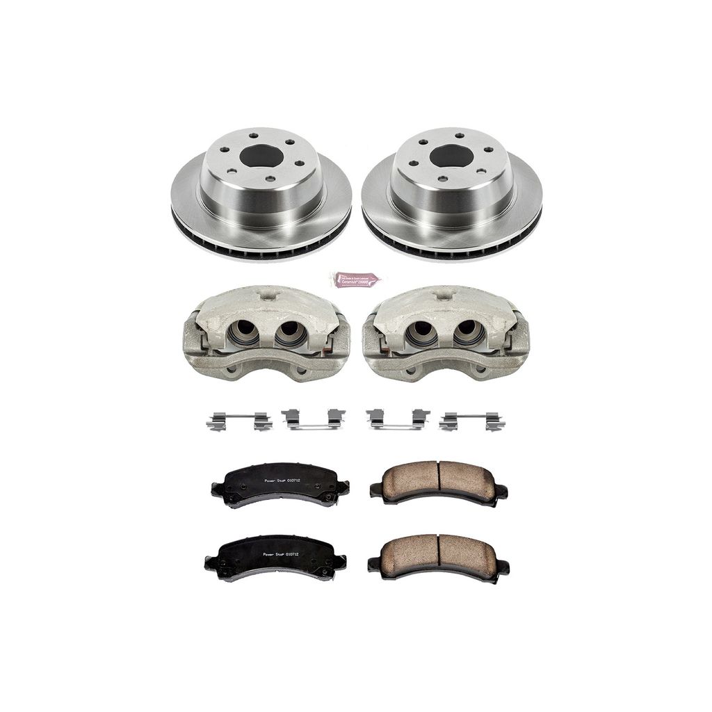 OE Stock Replacement Brake Pad, Rotor and Caliper Kit