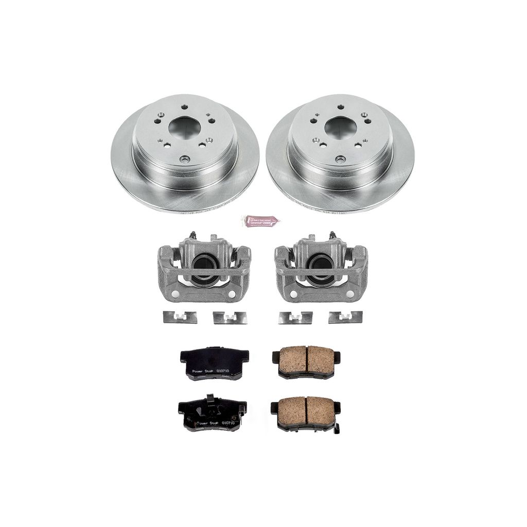 OE Stock Replacement Brake Pad, Rotor and Caliper Kit