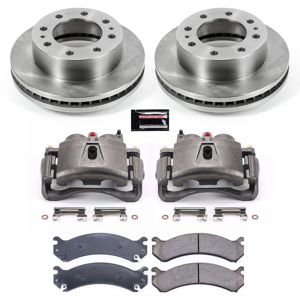 PowerStop KCOE2071A - OE Stock Replacement Brake Pad, Rotor and Caliper Kit