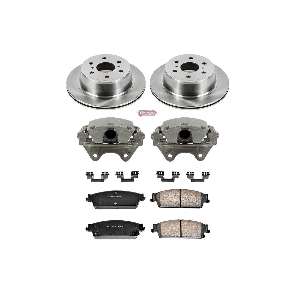 OE Stock Replacement Brake Pad, Rotor and Caliper Kit