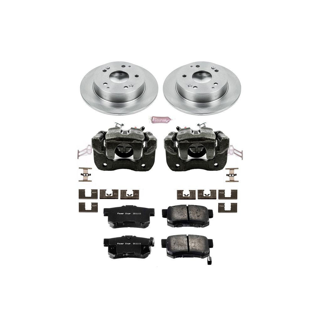 OE Stock Replacement Brake Pad, Rotor and Caliper Kit