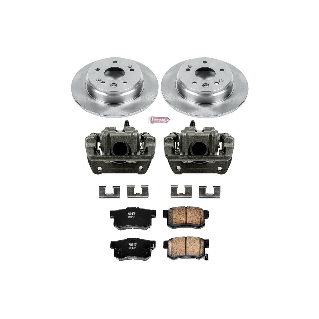 OE Stock Replacement Brake Pad, Rotor and Caliper Kit