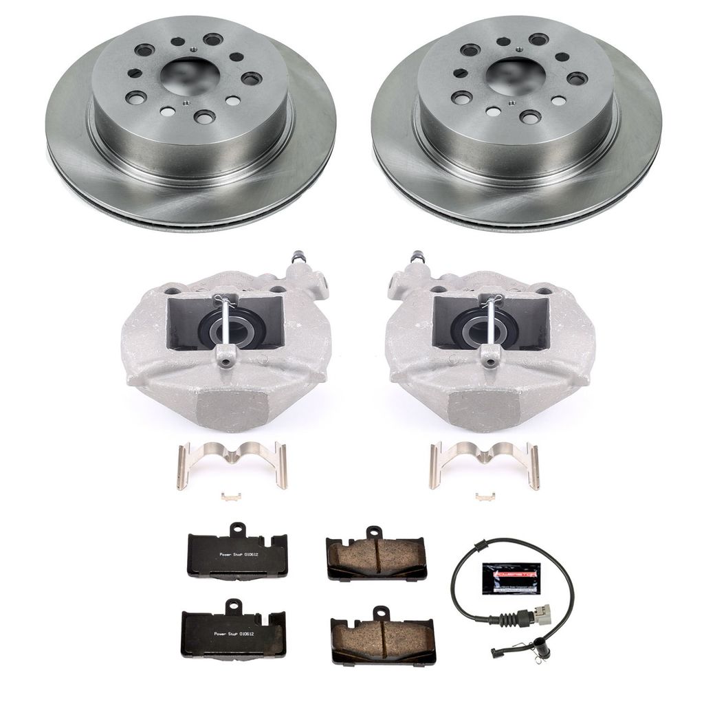 OE Stock Replacement Brake Pad, Rotor and Caliper Kit