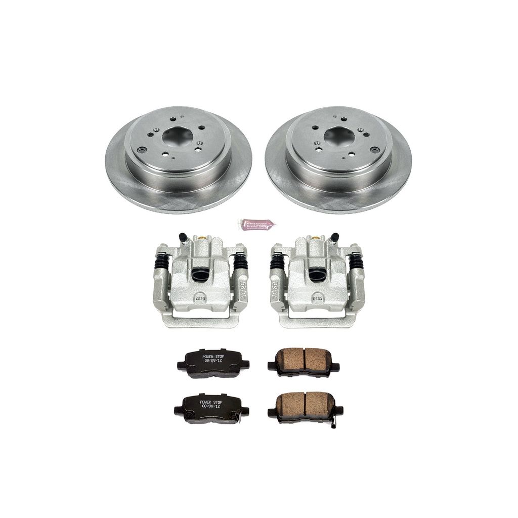 OE Stock Replacement Brake Pad, Rotor and Caliper Kit