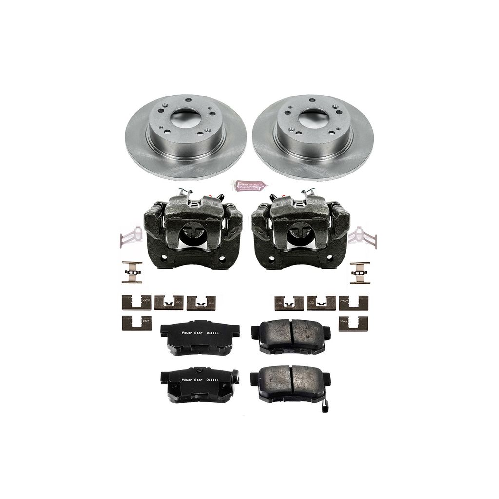 OE Stock Replacement Brake Pad, Rotor and Caliper Kit
