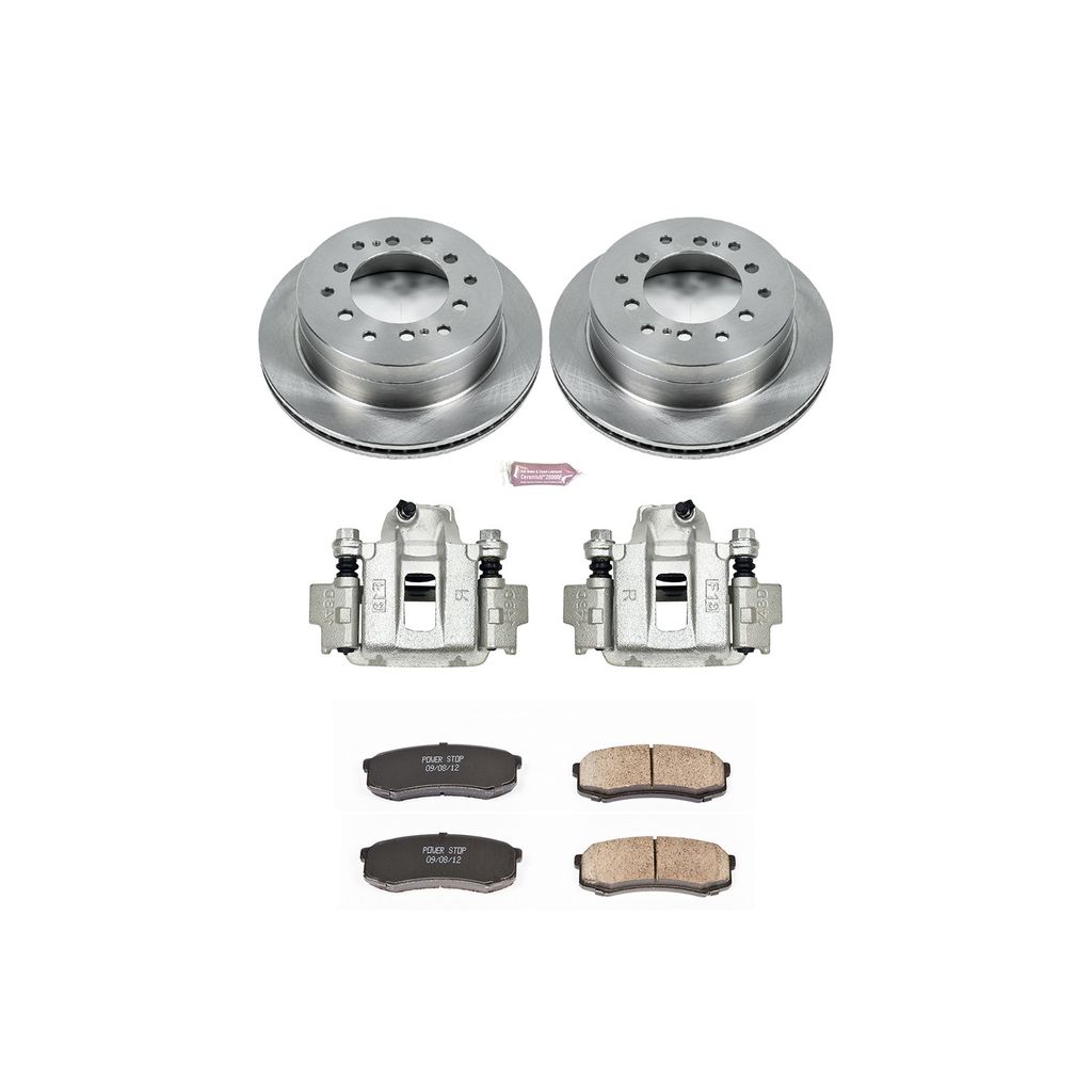OE Stock Replacement Brake Pad, Rotor and Caliper Kit