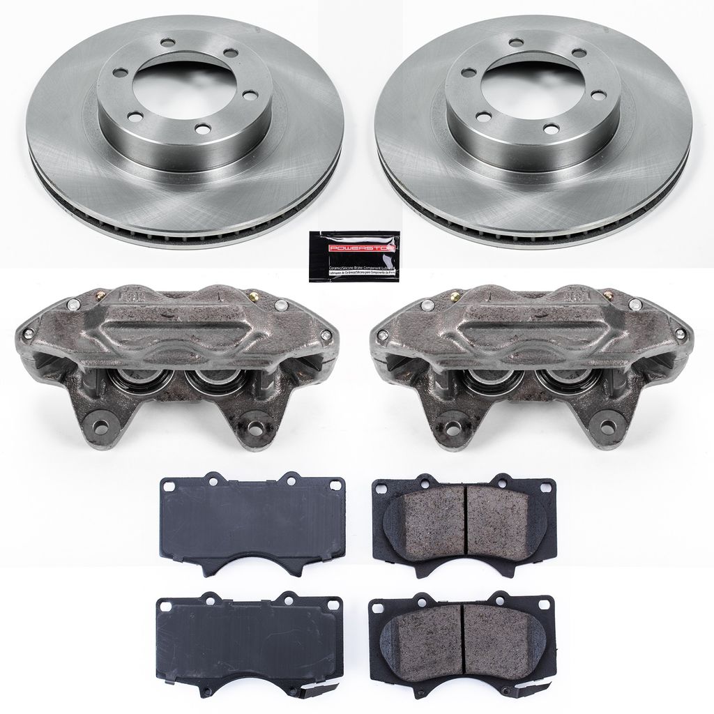 OE Stock Replacement Brake Pad, Rotor and Caliper Kit