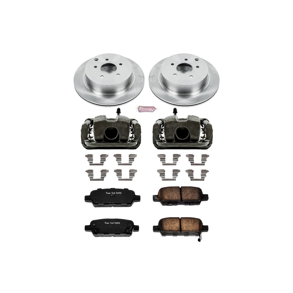 OE Stock Replacement Brake Pad, Rotor and Caliper Kit