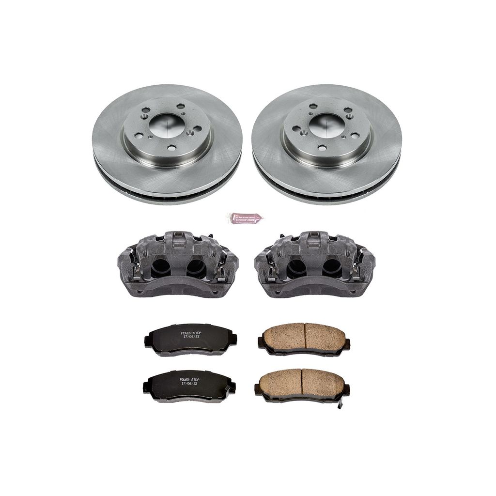 OE Stock Replacement Brake Pad, Rotor and Caliper Kit