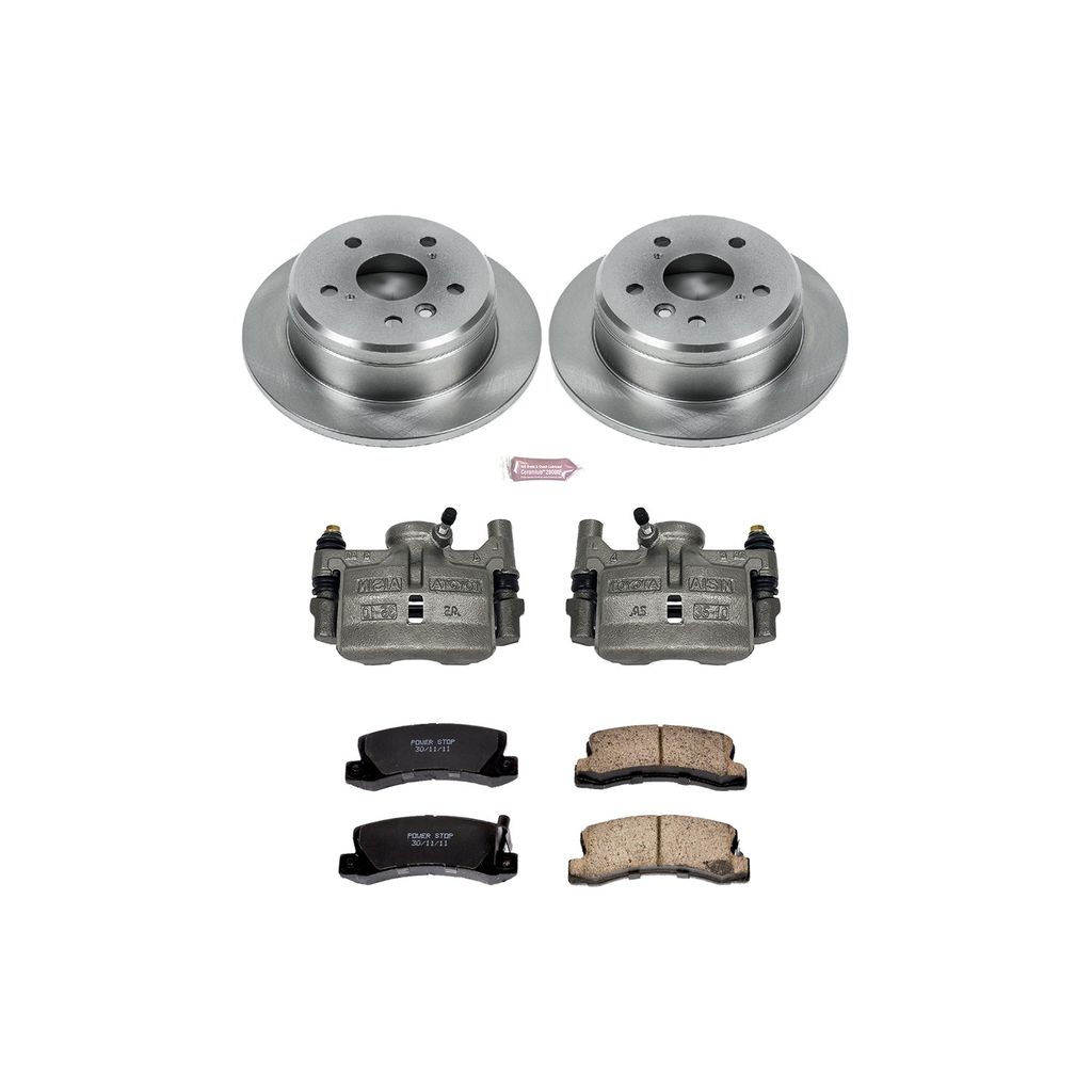 OE Stock Replacement Brake Pad, Rotor and Caliper Kit