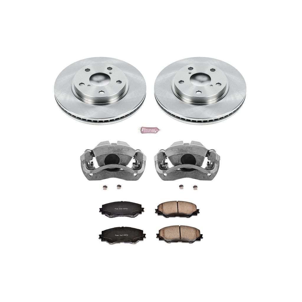 OE Stock Replacement Brake Pad, Rotor and Caliper Kit