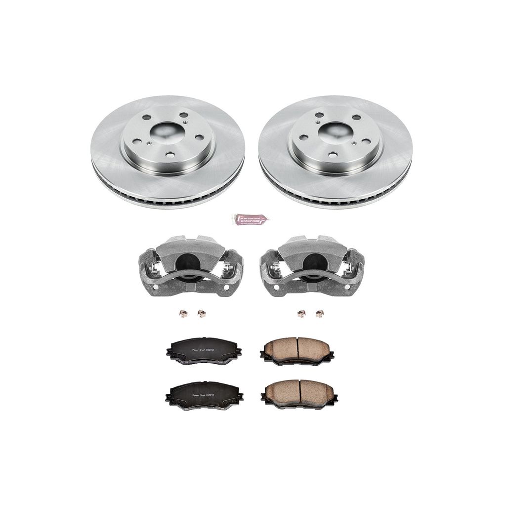 OE Stock Replacement Brake Pad, Rotor and Caliper Kit