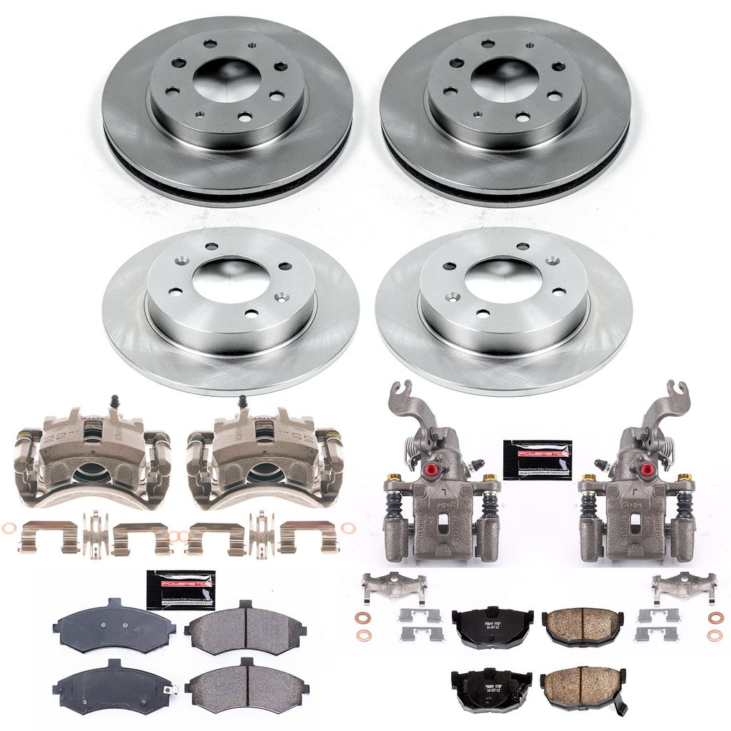 PowerStop KCOE2779A - OE Stock Replacement Brake Pad, Rotor and Caliper Kit