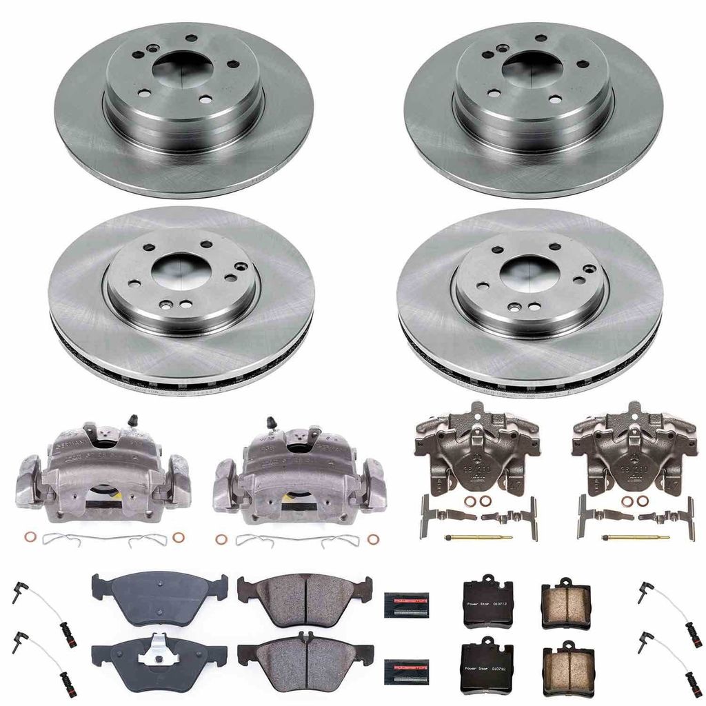 PowerStop KCOE2786 - OE Stock Replacement Brake Pad, Rotor and Caliper Kit