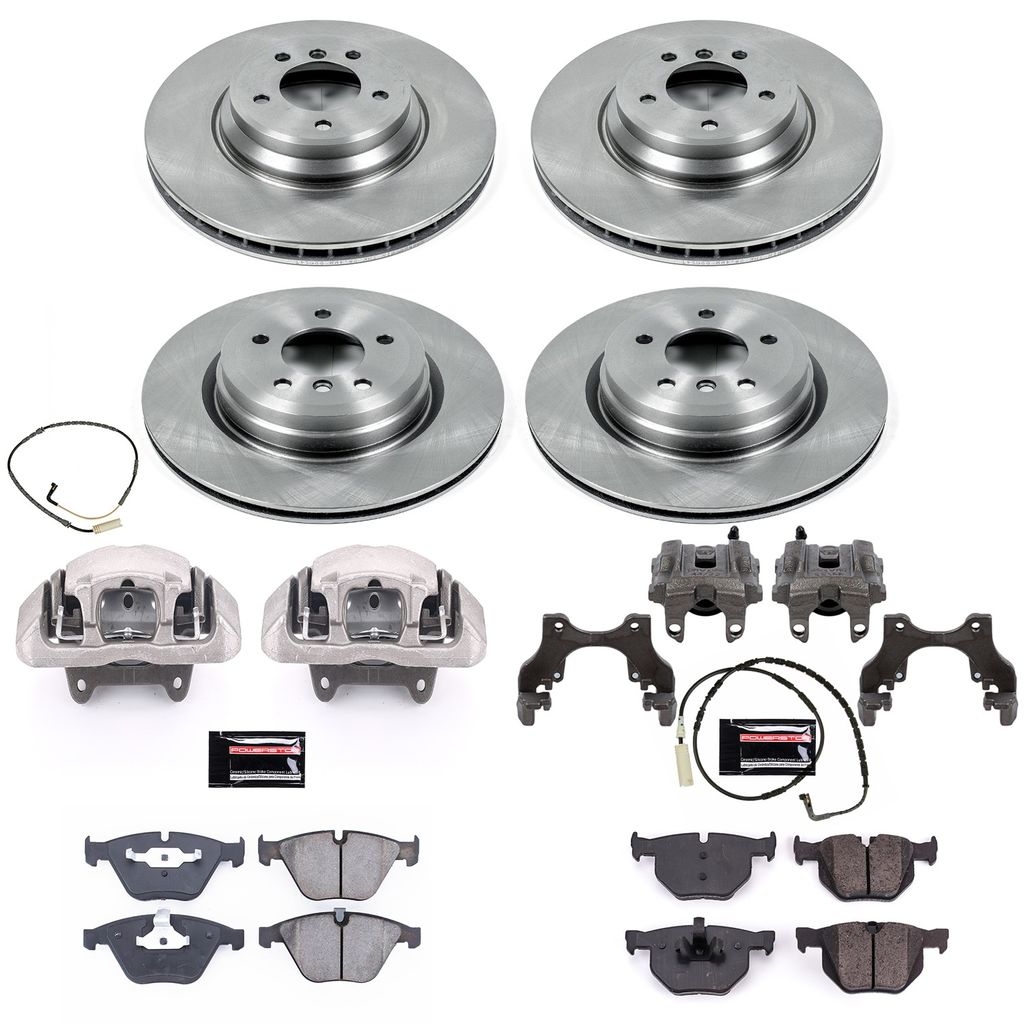 PowerStop KCOE2883 - OE Stock Replacement Brake Pad, Rotor and Caliper Kit