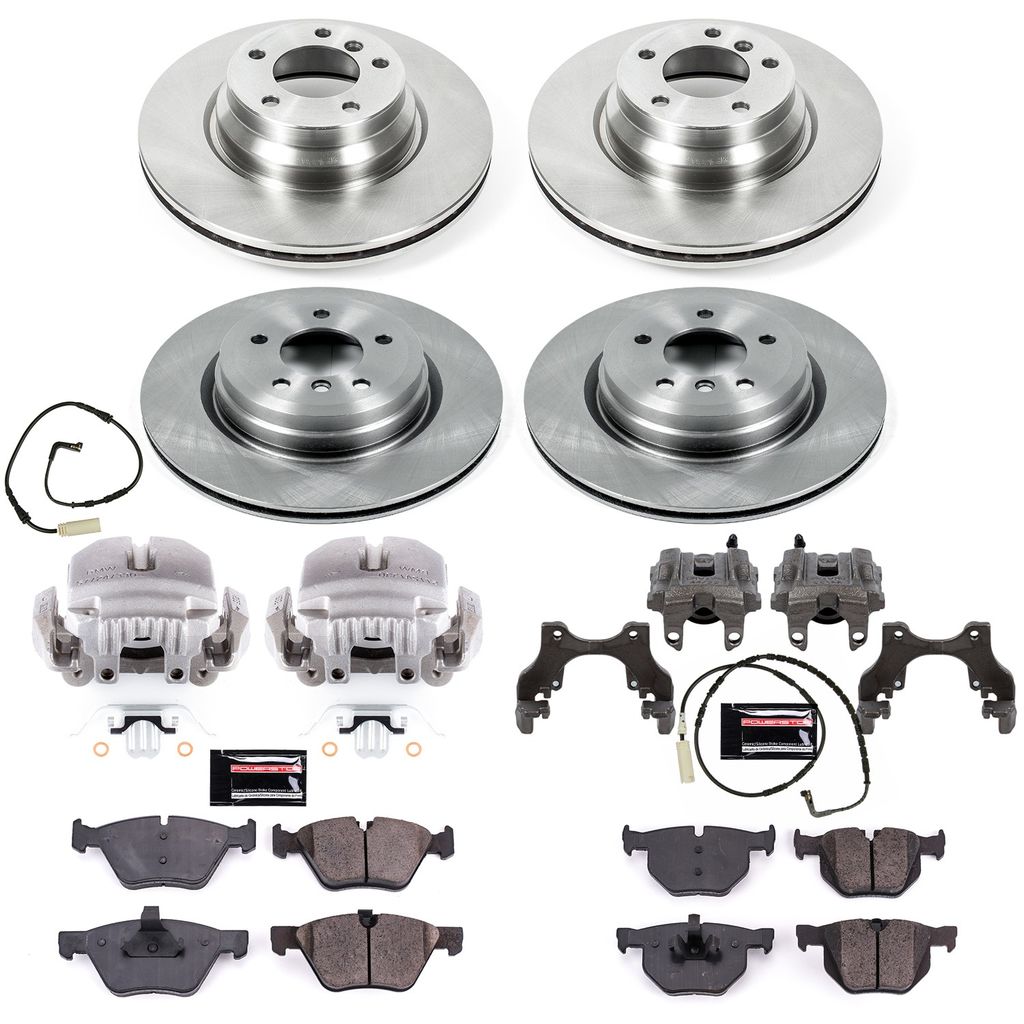 PowerStop KCOE2886 - OE Stock Replacement Brake Pad, Rotor and Caliper Kit