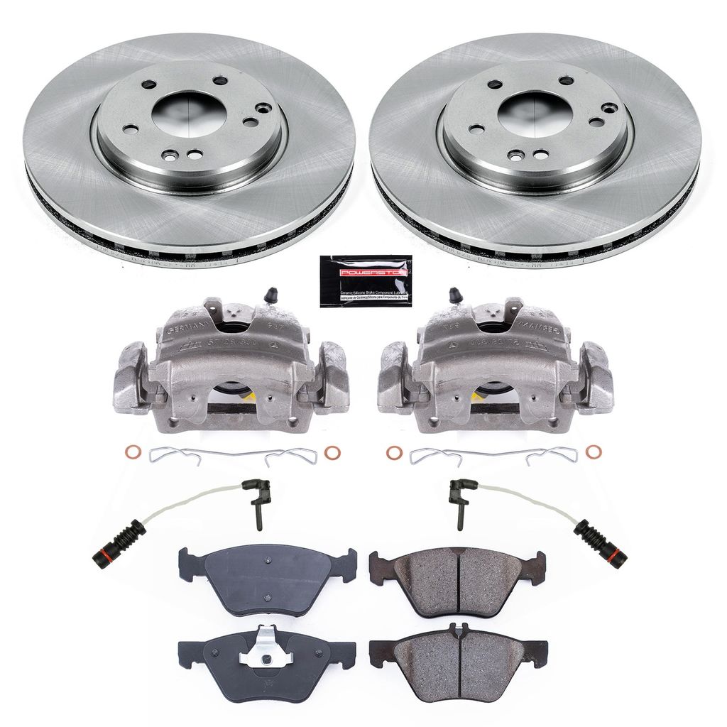 OE Stock Replacement Brake Pad, Rotor and Caliper Kit