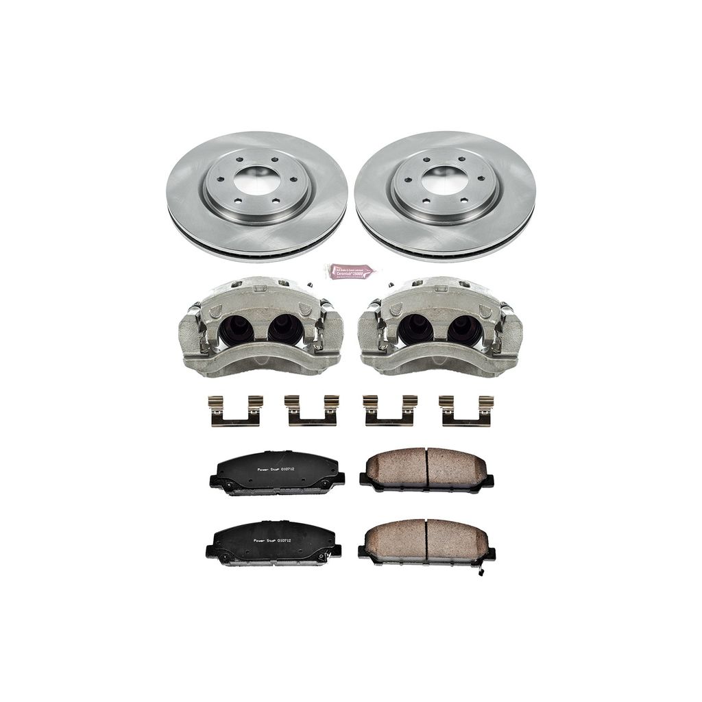OE Stock Replacement Brake Pad, Rotor and Caliper Kit