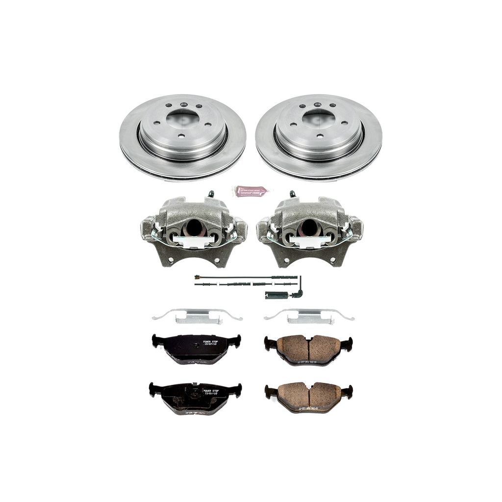 OE Stock Replacement Brake Pad, Rotor and Caliper Kit