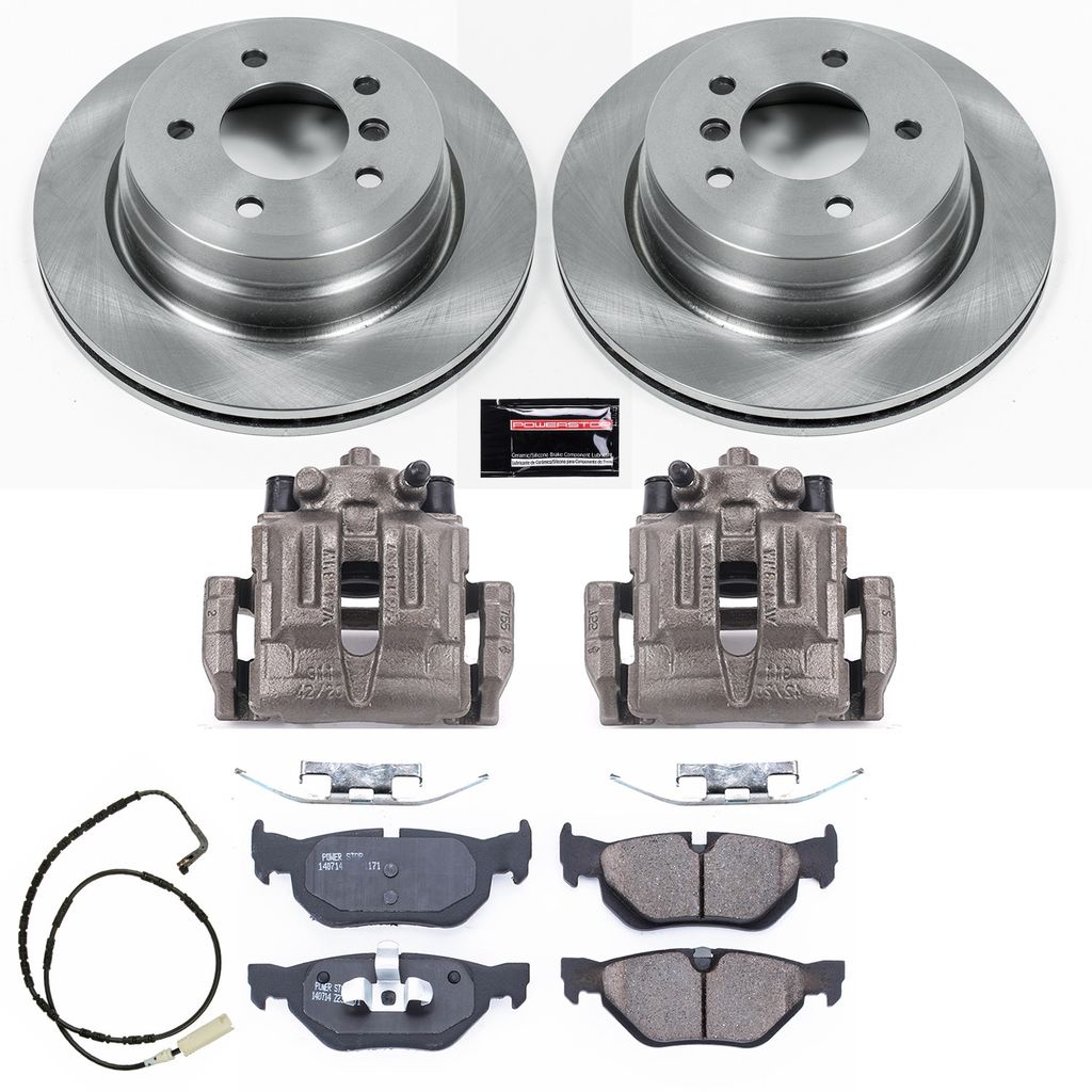 OE Stock Replacement Brake Pad, Rotor and Caliper Kit