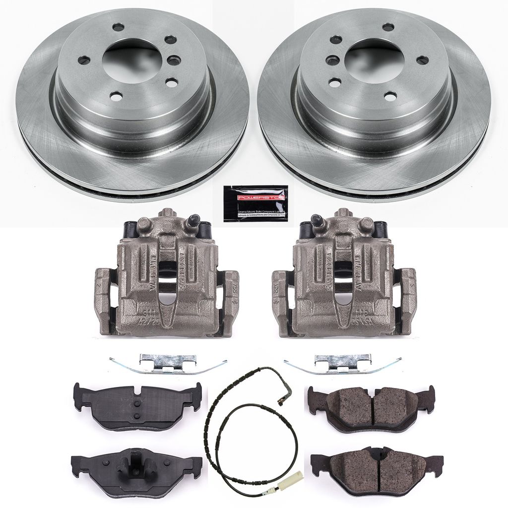OE Stock Replacement Brake Pad, Rotor and Caliper Kit