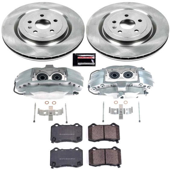 PowerStop KCOE3019A - OE Stock Replacement Brake Pad, Rotor and Caliper Kit