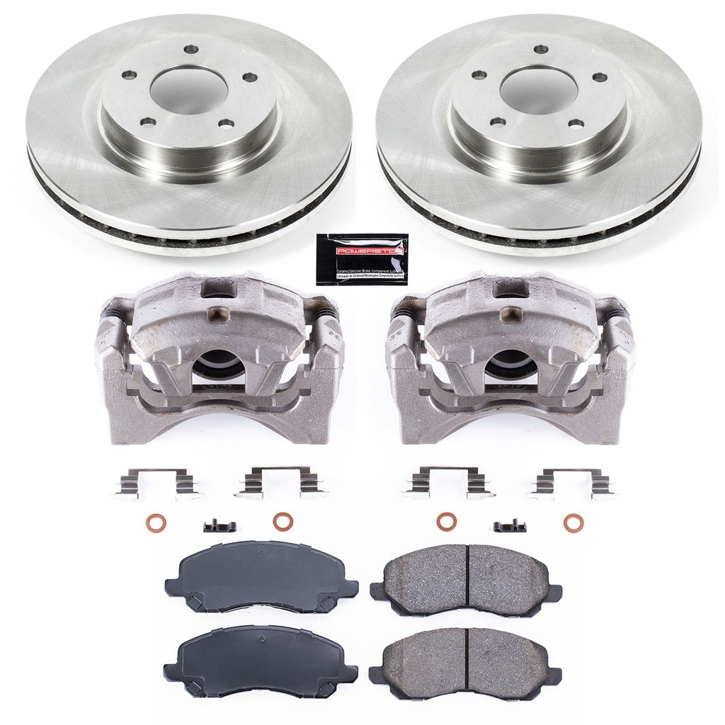 OE Stock Replacement Brake Pad, Rotor and Caliper Kit