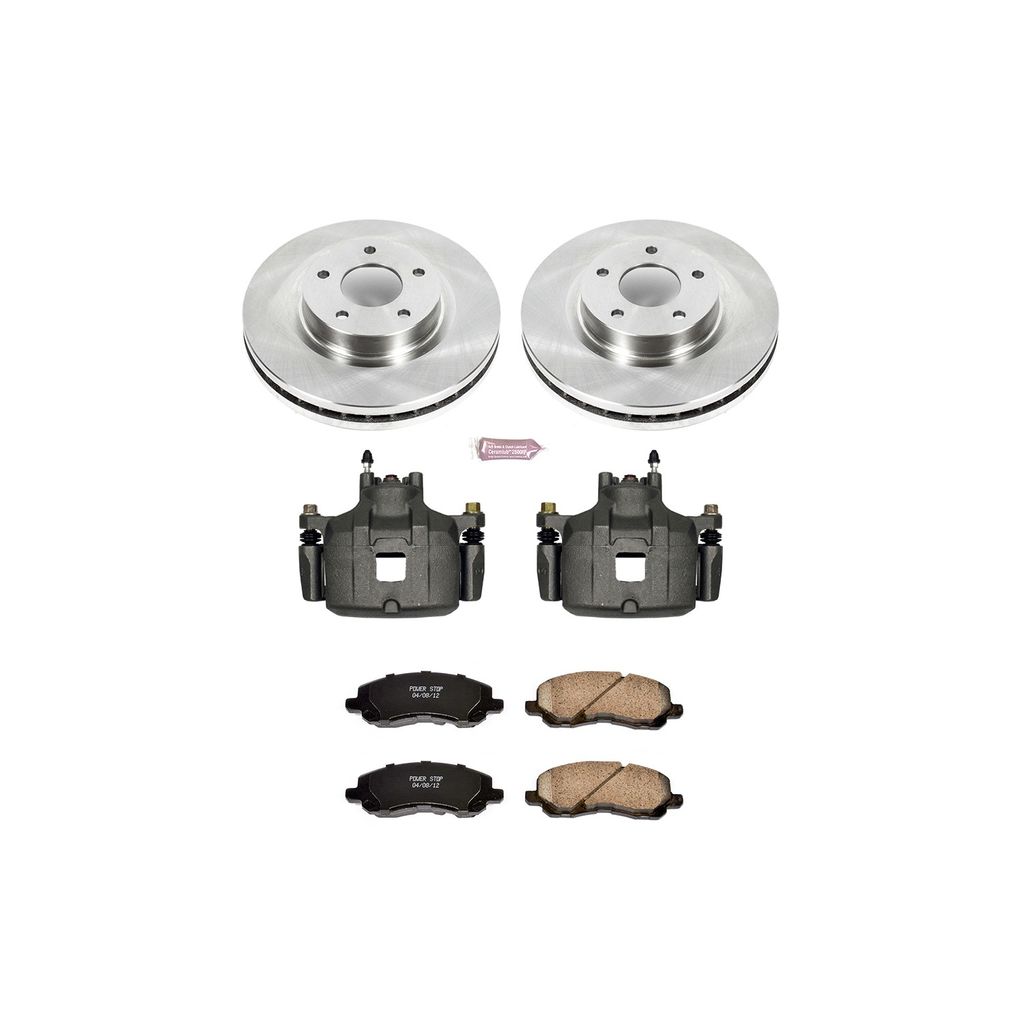 OE Stock Replacement Brake Pad, Rotor and Caliper Kit