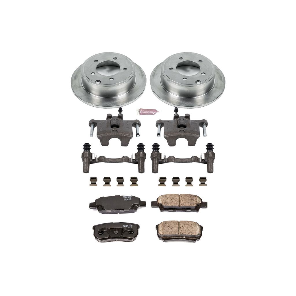 OE Stock Replacement Brake Pad, Rotor and Caliper Kit