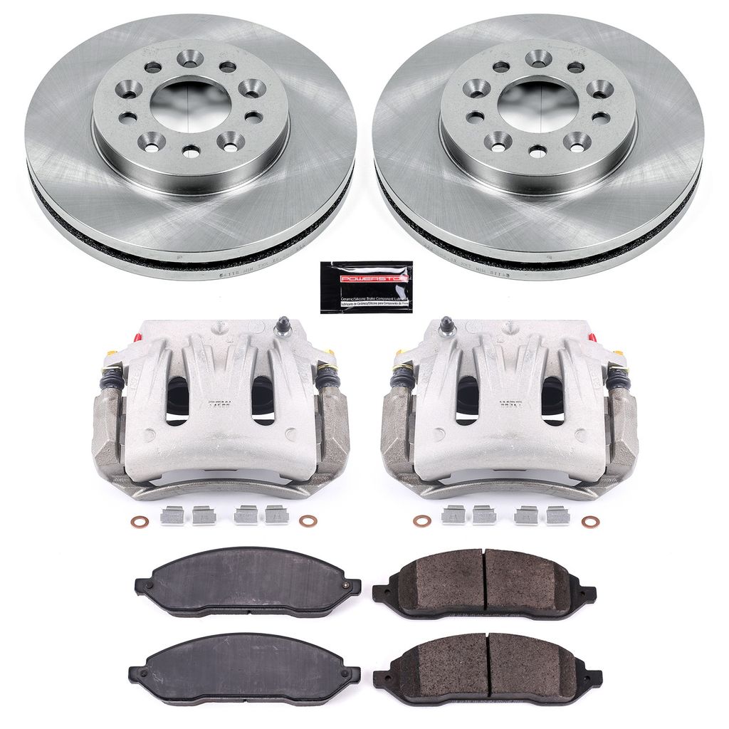 OE Stock Replacement Brake Pad, Rotor and Caliper Kit