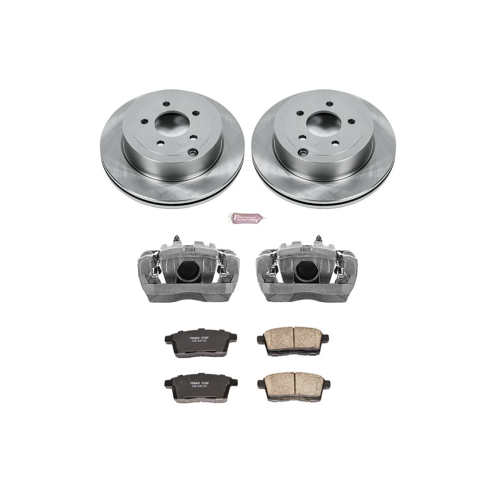 OE Stock Replacement Brake Pad, Rotor and Caliper Kit