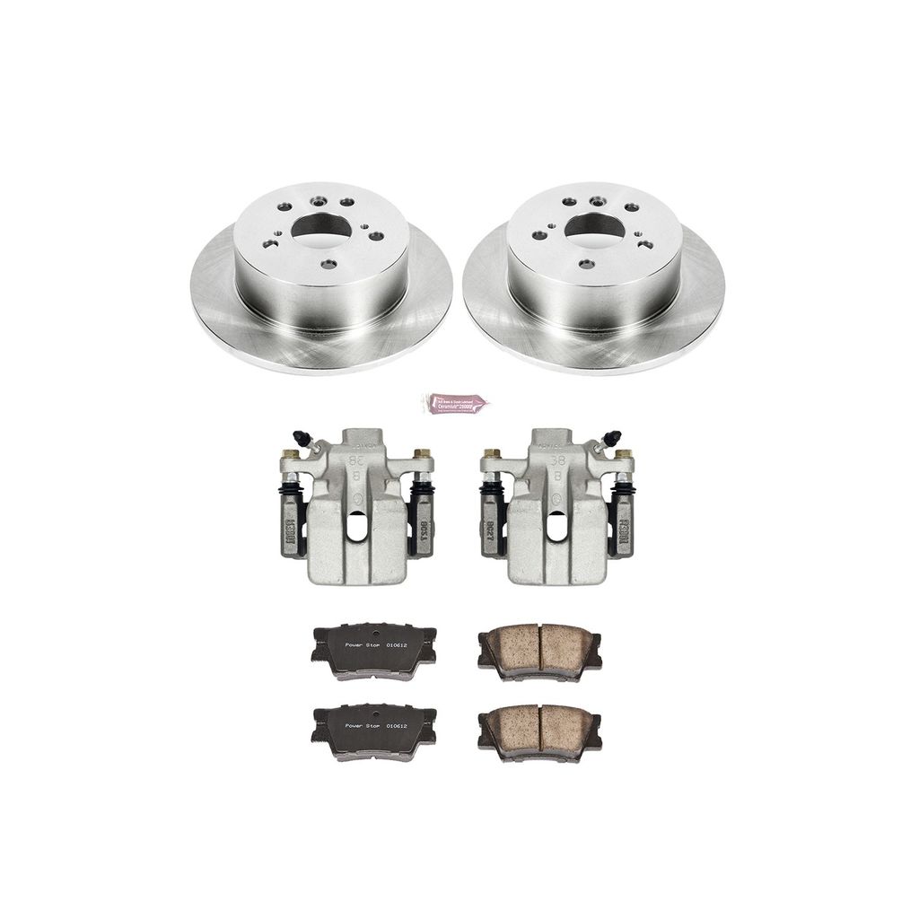 OE Stock Replacement Brake Pad, Rotor and Caliper Kit