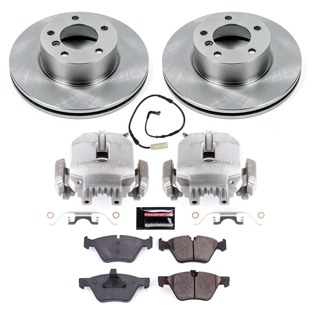 OE Stock Replacement Brake Pad, Rotor and Caliper Kit