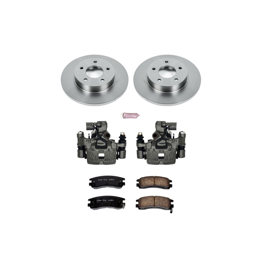 OE Stock Replacement Brake Pad, Rotor and Caliper Kit