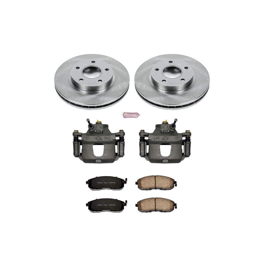 PowerStop KCOE3137A - OE Stock Replacement Brake Pad, Rotor and Caliper Kit