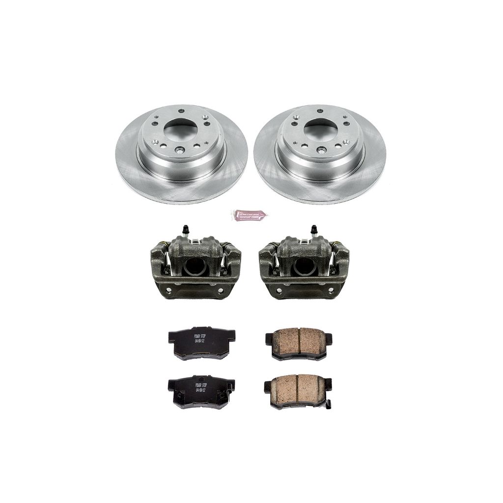 OE Stock Replacement Brake Pad, Rotor and Caliper Kit