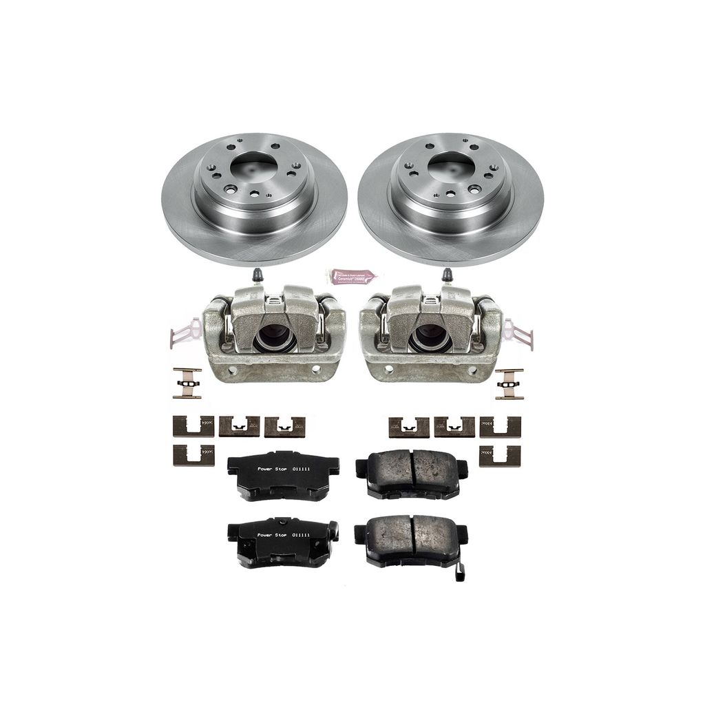 OE Stock Replacement Brake Pad, Rotor and Caliper Kit