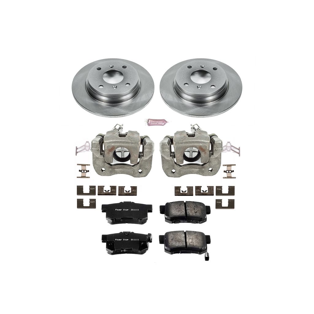 OE Stock Replacement Brake Pad, Rotor and Caliper Kit