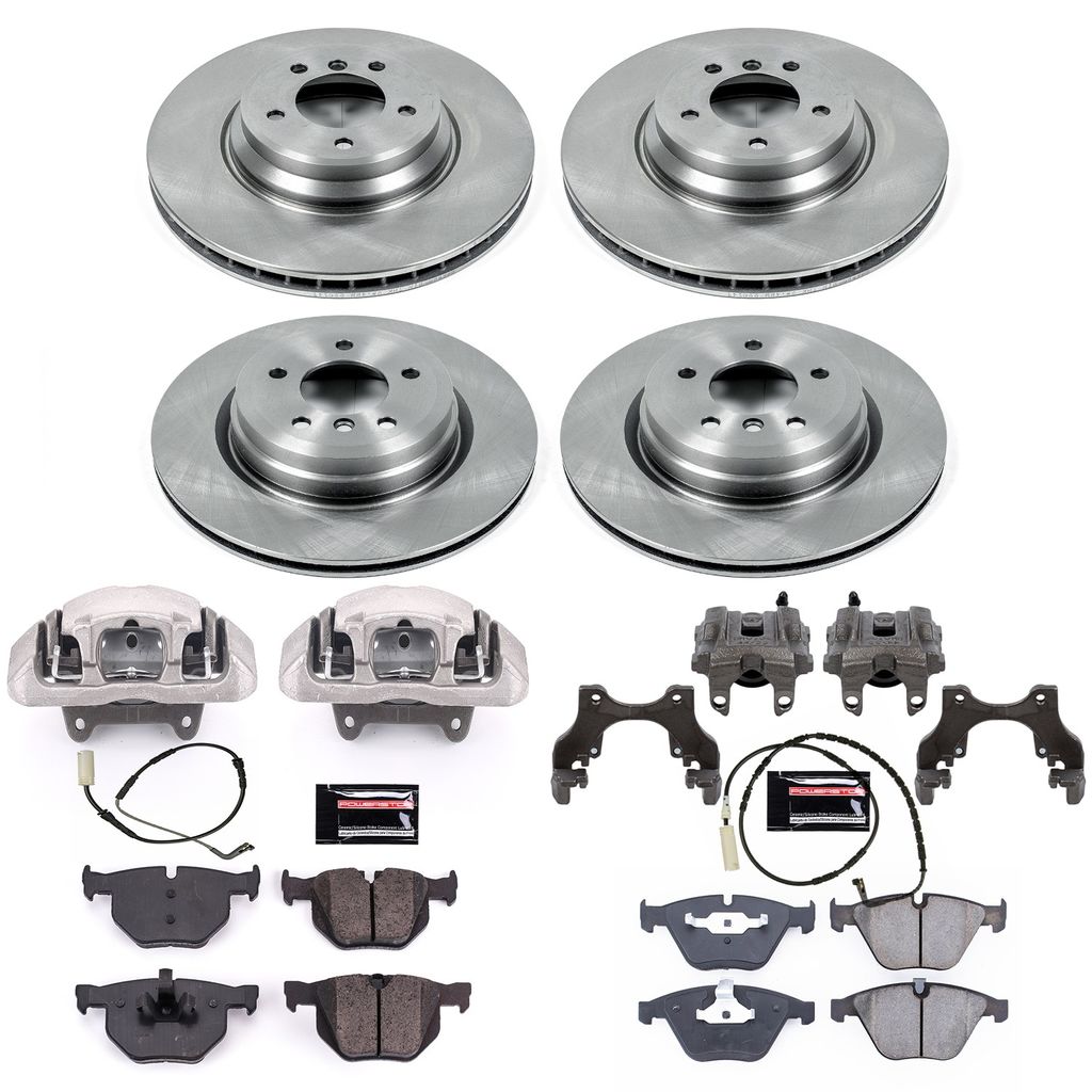 PowerStop KCOE4094 - OE Stock Replacement Brake Pad, Rotor and Caliper Kit