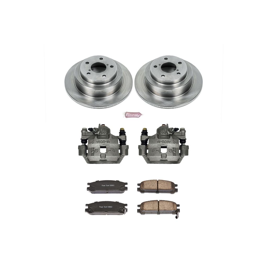 OE Stock Replacement Brake Pad, Rotor and Caliper Kit