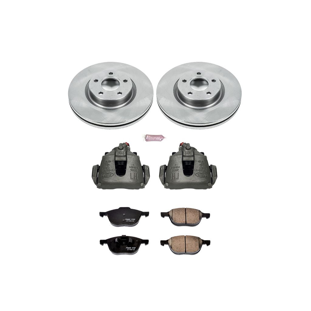 OE Stock Replacement Brake Pad, Rotor and Caliper Kit