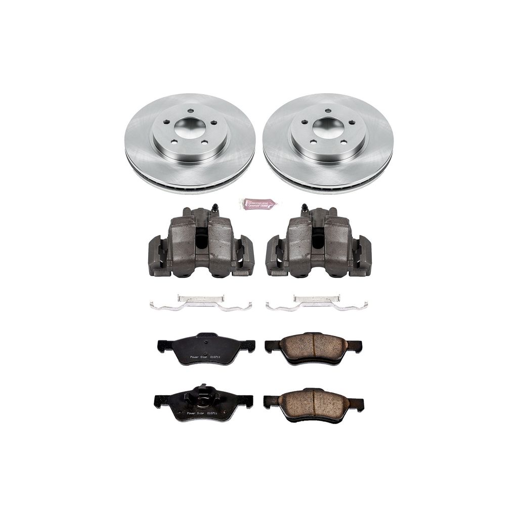 OE Stock Replacement Brake Pad, Rotor and Caliper Kit