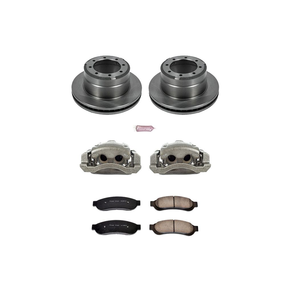 OE Stock Replacement Brake Pad, Rotor and Caliper Kit