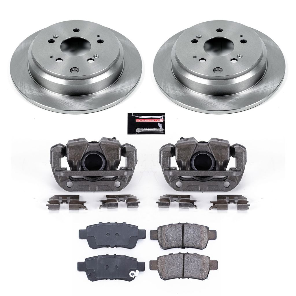 OE Stock Replacement Brake Pad, Rotor and Caliper Kit