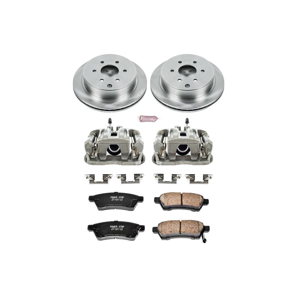 OE Stock Replacement Brake Pad, Rotor and Caliper Kit