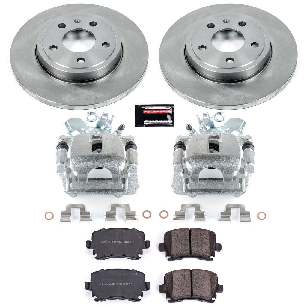 OE Stock Replacement Brake Pad, Rotor and Caliper Kit