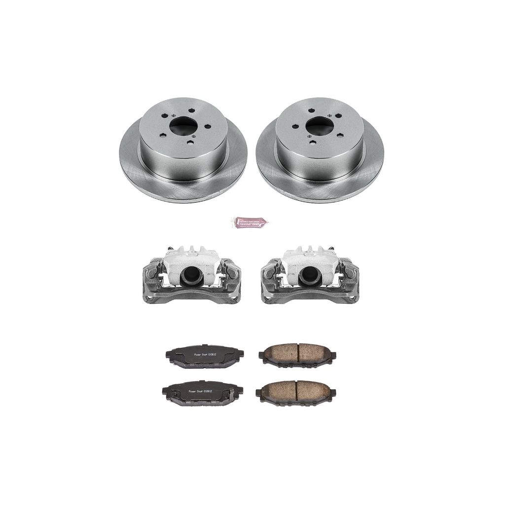 OE Stock Replacement Brake Pad, Rotor and Caliper Kit