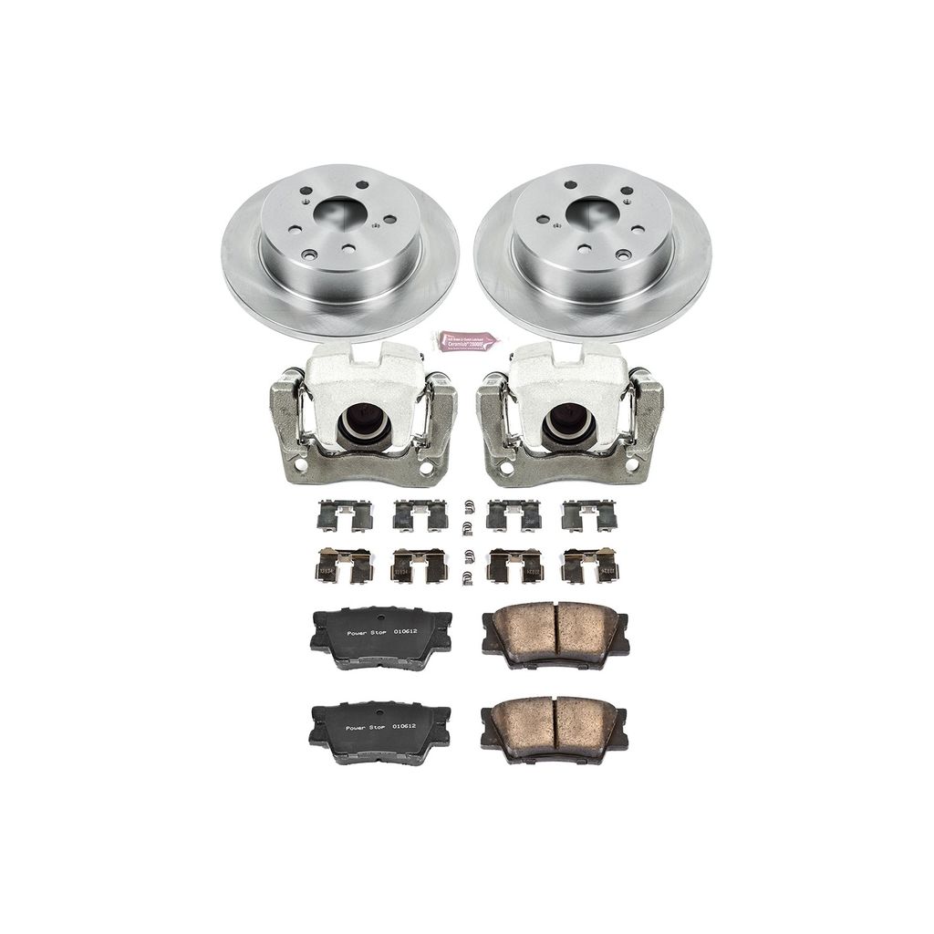 OE Stock Replacement Brake Pad, Rotor and Caliper Kit