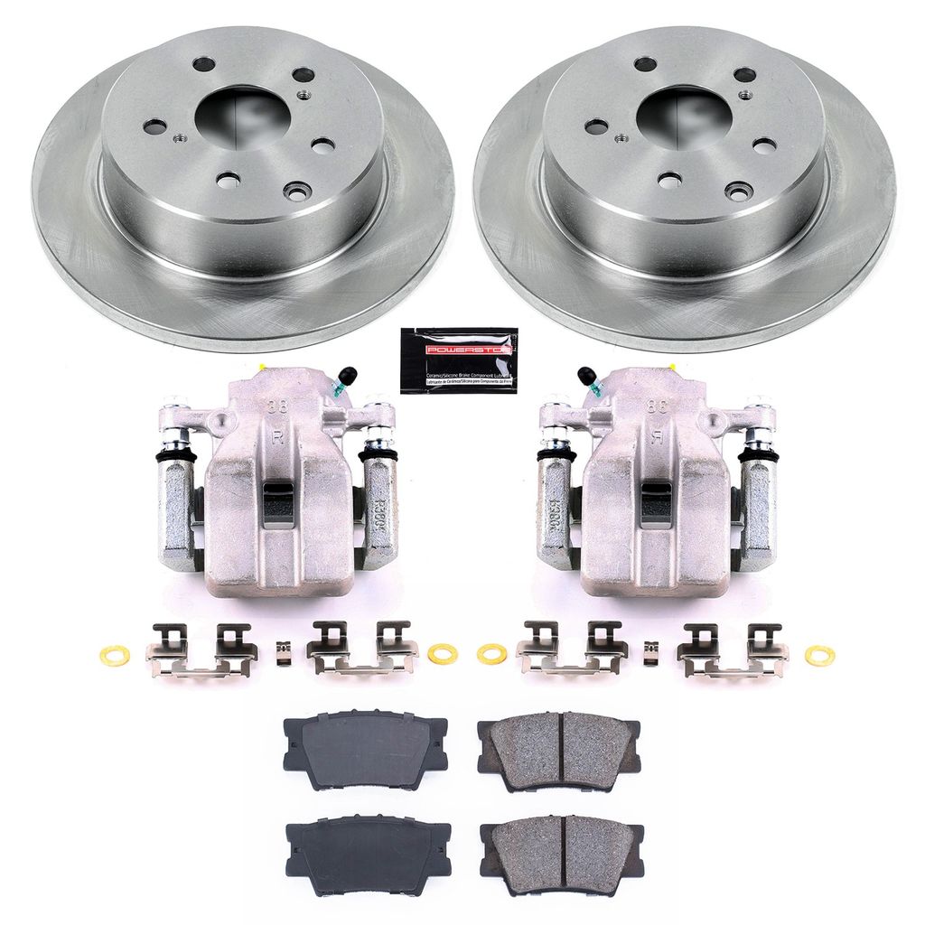 OE Stock Replacement Brake Pad, Rotor and Caliper Kit